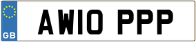 Truck License Plate